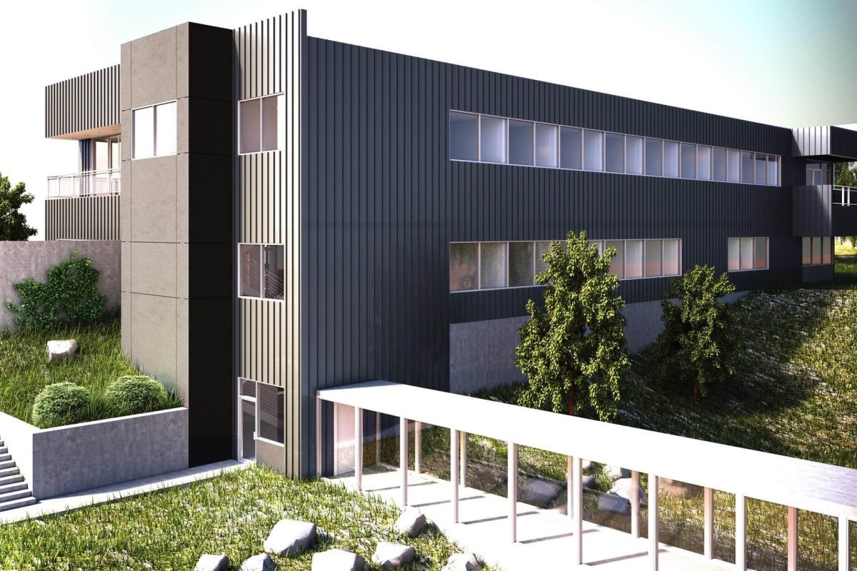 New construction example with Pre-Engineered Metal Buildings Construction Company